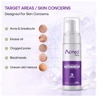 Acmed Plus Foaming Face Wash 150Ml
