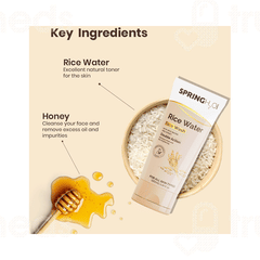 Spring H2o Rice Water Face Wash 100Ml