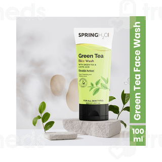 Spring H2o Green Tea Face Wash 100Ml