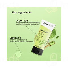 Spring H2o Green Tea Face Wash 100Ml