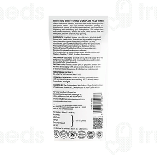 Spring H2o Brightening Complete Face Wash 100Ml