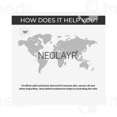 Neolayr Natural Activated Charcoal Face Wash 200ml