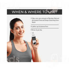 Neolayr Natural Activated Charcoal Face Wash 200ml