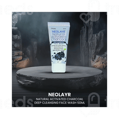 Neolayr Natural Activated Charcoal Face Wash 50ml