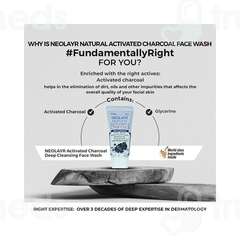 Neolayr Natural Activated Charcoal Face Wash 50ml