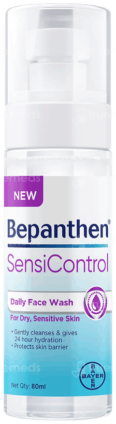 Bepanthen New Sensicontrol Daily Face Wash 80Ml