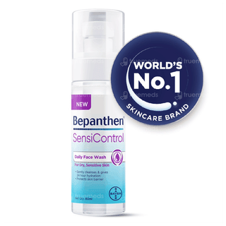 Bepanthen New Sensicontrol Daily Face Wash 80Ml