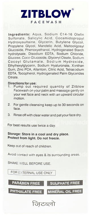 Zitblow Facewash 100ml