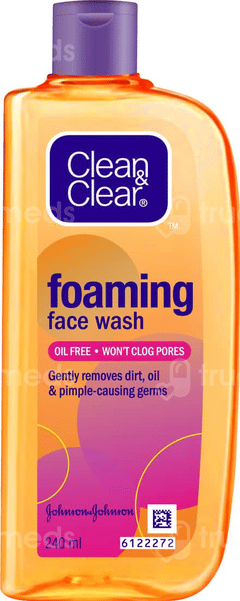 Clean & Clear Foaming Face Wash 240Ml