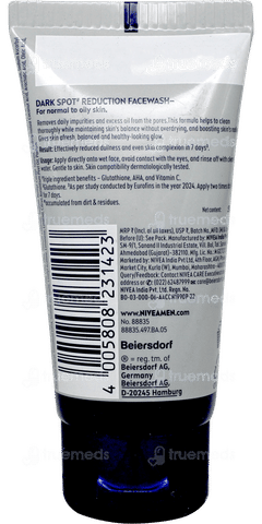 Nivea Men Dark Spot Reduction 3d Actions Facewash 50gm