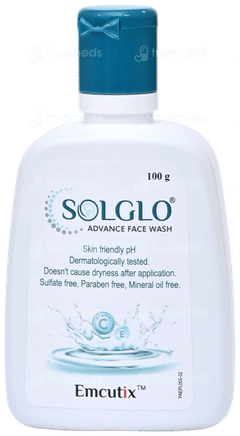 Solglo Advance Face Wash 100gm Solglo Advance Face Wash 100gm