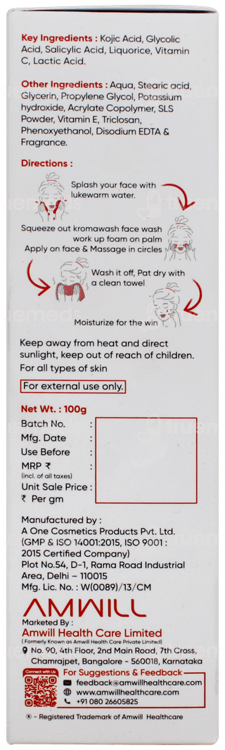 Kromawash Face Wash 100Gm