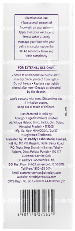 Venusia Acne Facewash 75gm