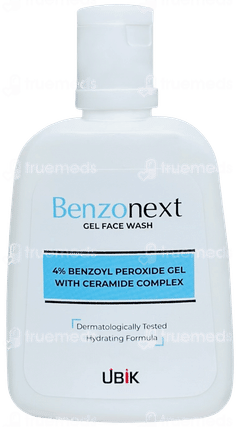 Benzonext Gel Face Wash 125ml