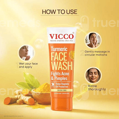 Vicco Turmeric Face Wash 100Gm