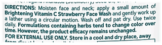 Himalaya Brightening Vitamin C Strawberry Face Wash 100Ml