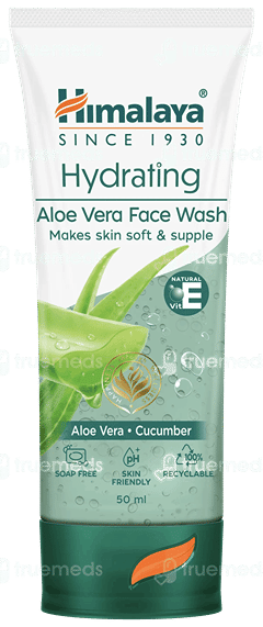Himalaya Hydrating Aloe Vera Face Wash 50Ml