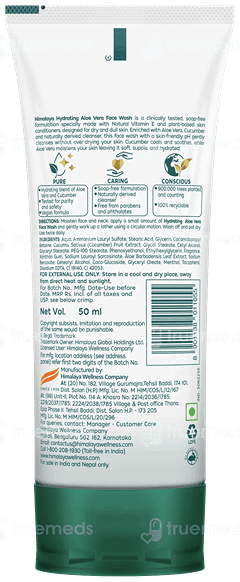 Himalaya Hydrating Aloe Vera Face Wash 50Ml