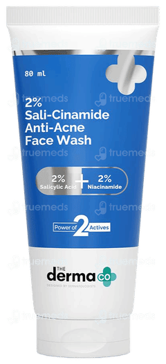 The Derma Co Sali Cinamide Face Wash 80Ml The Derma Co Sali Cinamide Face Wash 80Ml