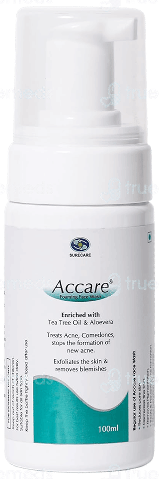 Accare Foaming Face Wash 100Ml