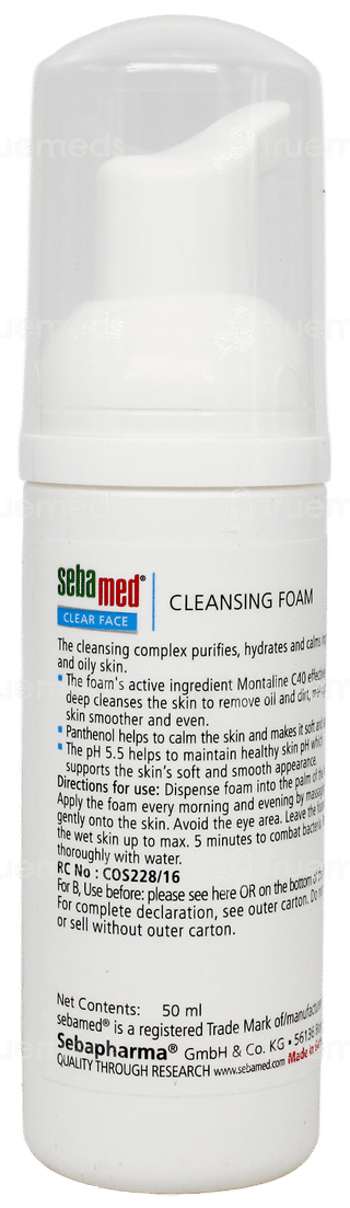 Sebamed Clear Face Cleansing Foam 50Ml