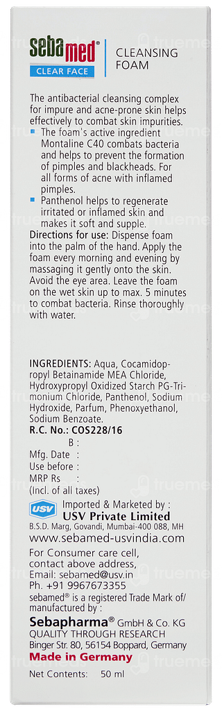Sebamed Clear Face Foam 50 ML