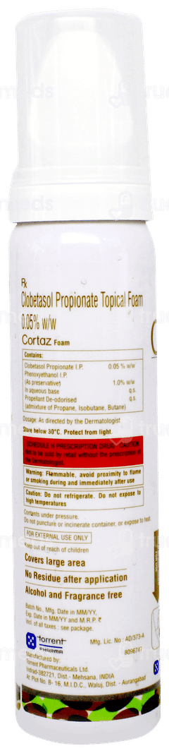 Cortaz Foam 50gm