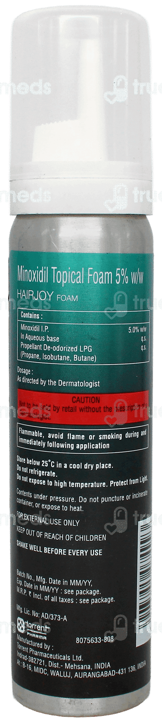 Hairjoy Foam 60Gm