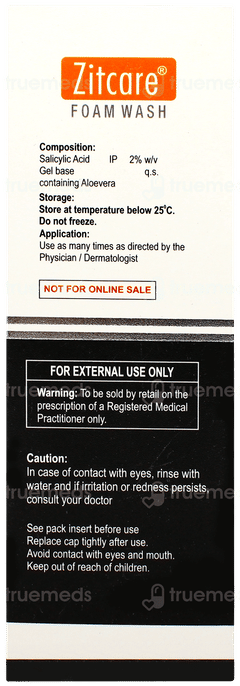 Zitcare Foam Wash 100ml