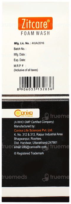 Zitcare Foam Wash 100ml