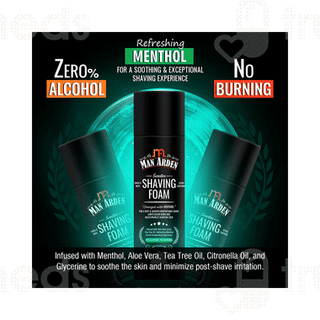 Man Arden Sensitive Shaving Foam 200 GM