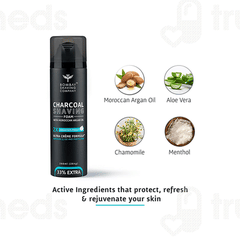 Bombay Shaving Company Charcoal Shaving Foam 200Ml + 66Ml Free