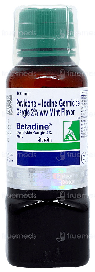 Betadine Mint Flavour Gargle 100ml