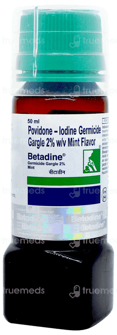 Betadine Mint Flavor Gargle 50Ml