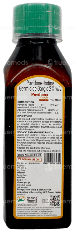 Poviforce Gargle 100Ml
