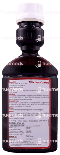 Macbery Mint Flavor Sugar Free Gargle 150ml