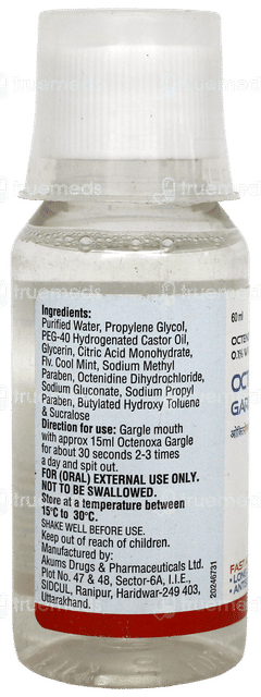 Octenoxa Mint Flavour Gargle 60Ml