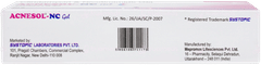 Acnesol Nc Gel 20gm Acnesol Nc Gel 20gm
