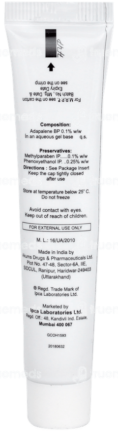 Adiff Aqueous Gel 15gm Adiff Aqueous Gel 15gm
