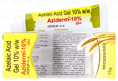 Aziderm 10% Gel 15gm