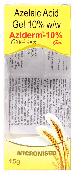 Aziderm 10% Gel 15gm