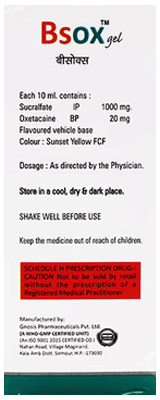 Bsox 1000/20 MG Gel 100 ML Bsox 1000/20 MG Gel 100 ML
