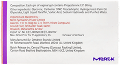 Crinone Vaginal Gel 1.125gm Crinone Vaginal Gel 1.125gm