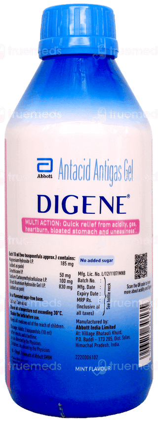 Digene Mint Flavour Gel 450Ml