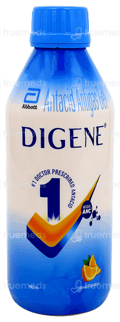 Digene Orange Flavour Gel 450ml Digene Orange Flavour Gel 450ml