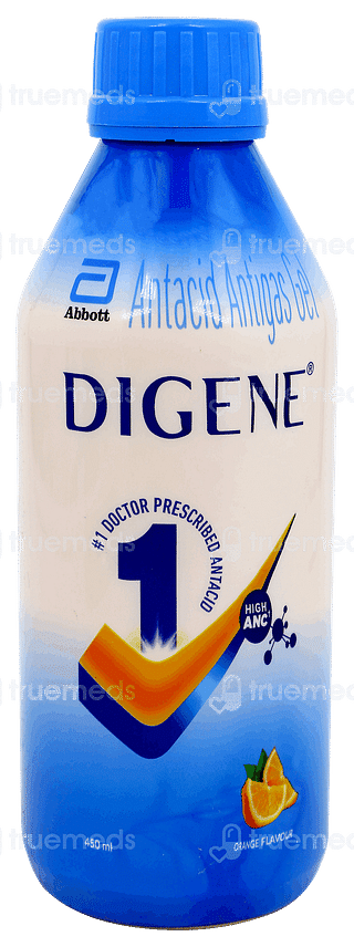 Digene Orange Flavour Gel 450ml