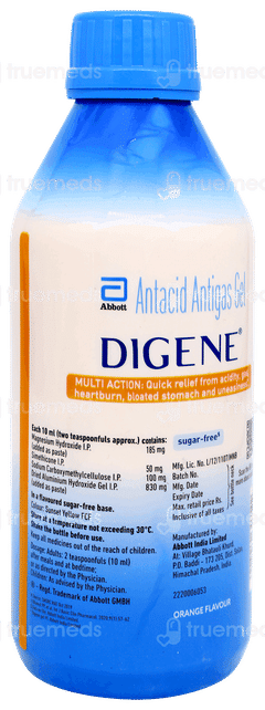 Digene Orange Flavour Gel 450ml