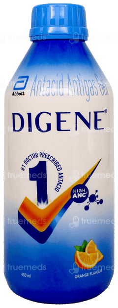 Digene Orange Flavour Gel 450Ml