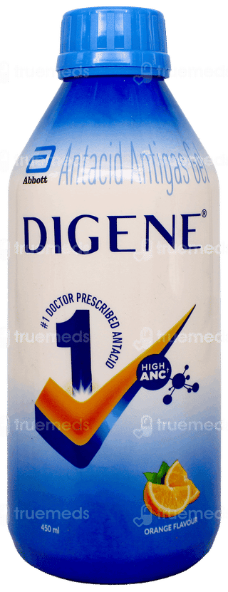 Digene Orange Flavour Gel 450Ml