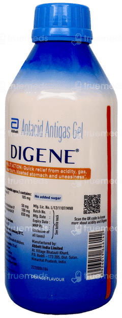 Digene Orange Flavour Gel 450Ml